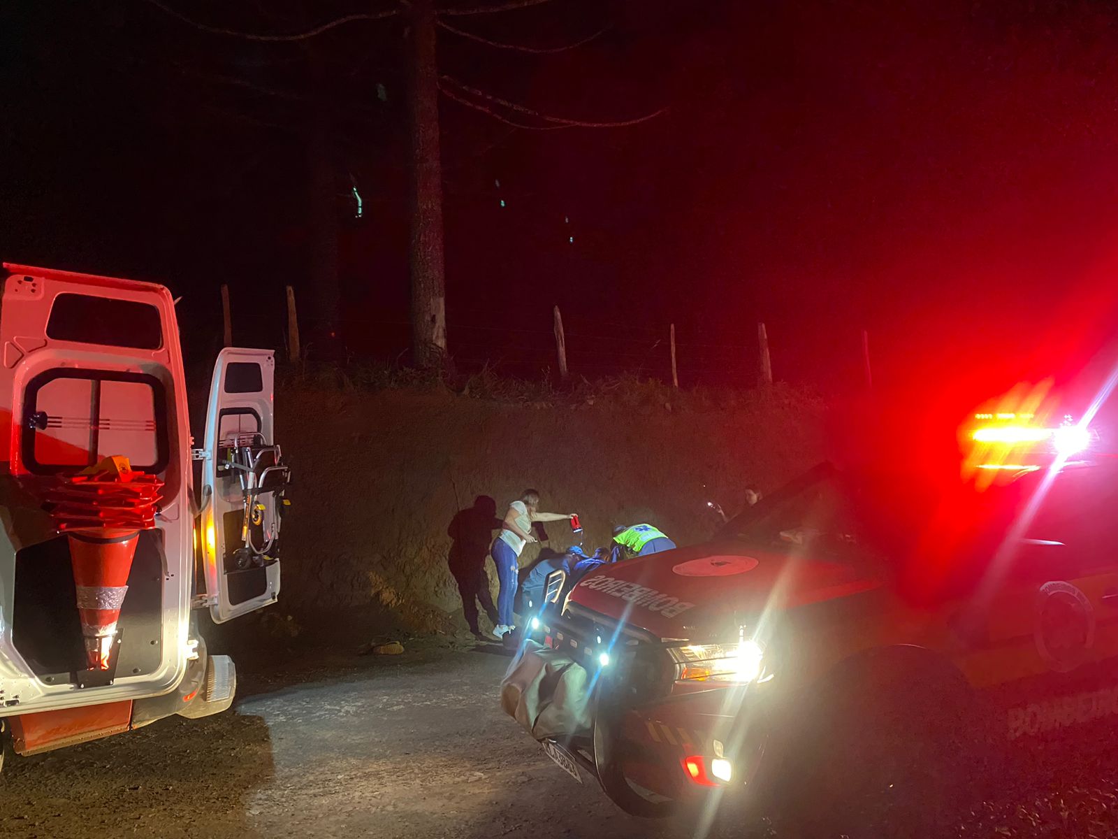 Motociclista sofre ferimentos graves após acidente no Planalto Norte Catarinense